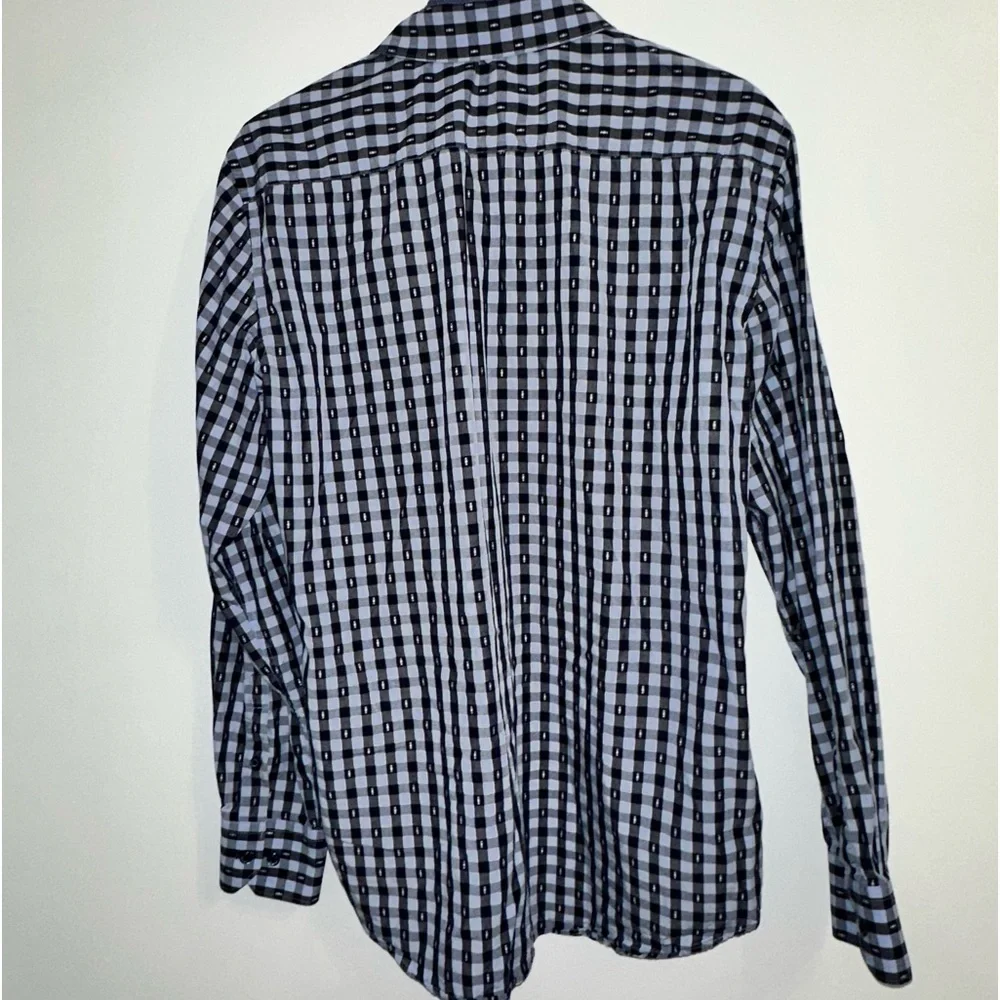 Bugatchi Shaped Fit Flip Cuff Button Shirt size XL